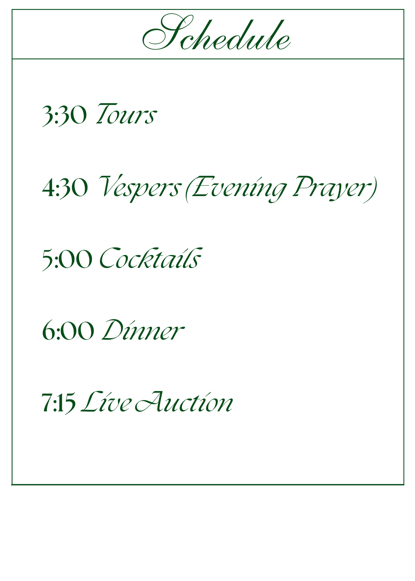 Charity Gala Invitation in Light Yellow Dark Green Classy Minimalist Style.png